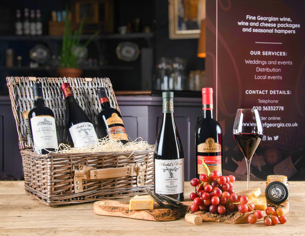 Christmas Hamper/Wine and Cheese - Wine of Georgia